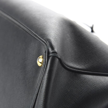 Prada Saffiano Large Galleria Double Zip Tote Black 10 of 12