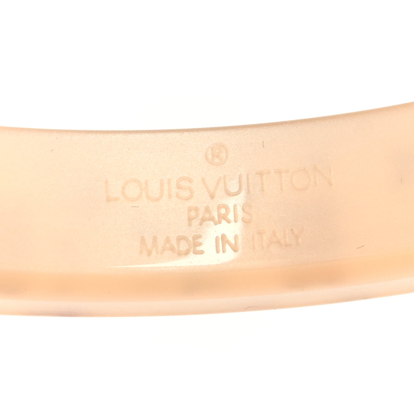 Resin Swarovski Inclusion Art Deco TPM Bracelet S Beige