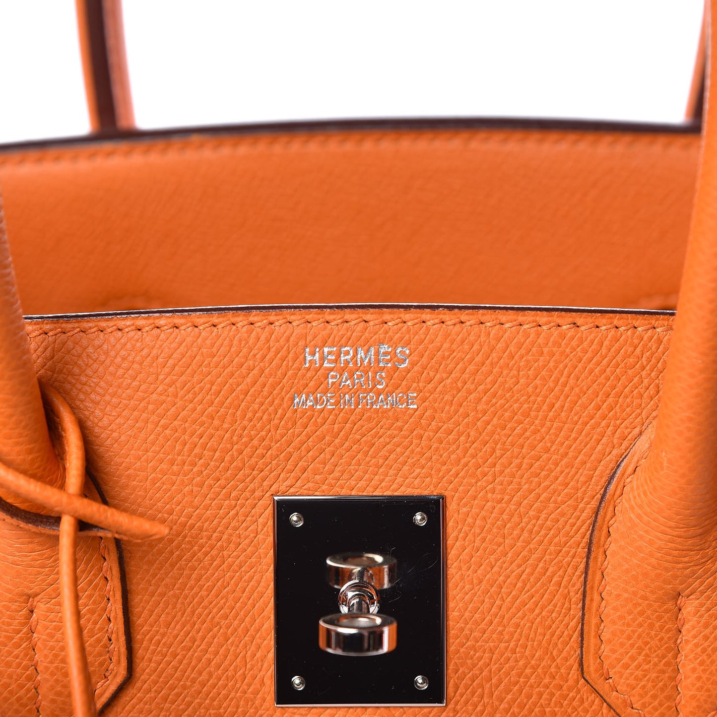 Epsom Birkin 35 Orange