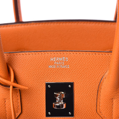 Hermes Epsom Birkin 35 Orange 6 of 17