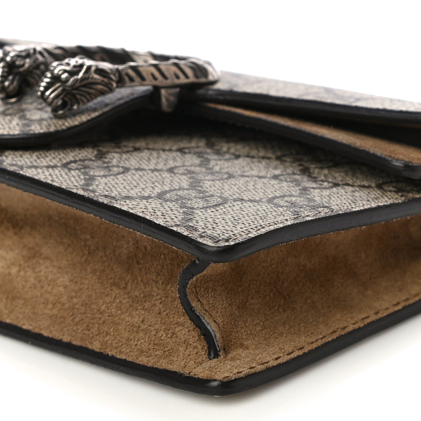 GG Supreme Monogram Super Mini Dionysus Shoulder Bag Taupe