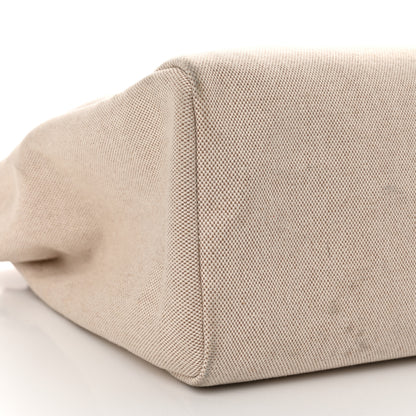 Hermes Toile Vache Hunter Herbag Cabas MM Natural 10 of 17