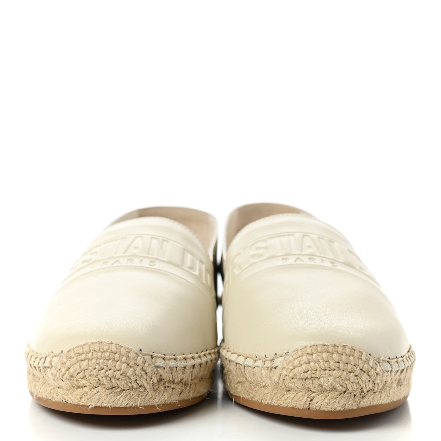 Lambskin Granville Espadrille 38 Off White