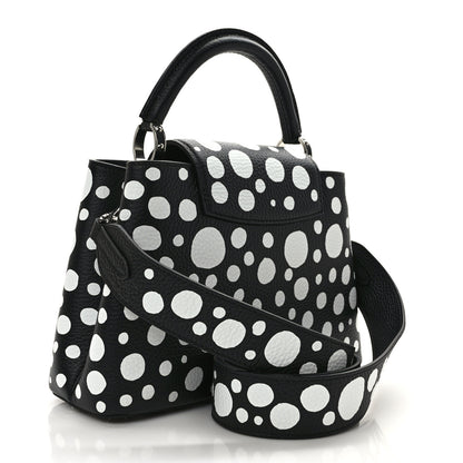Louis Vuitton LOUIS VUITTON LV X YK Taurillon Capucines BB Black White 3 of 8