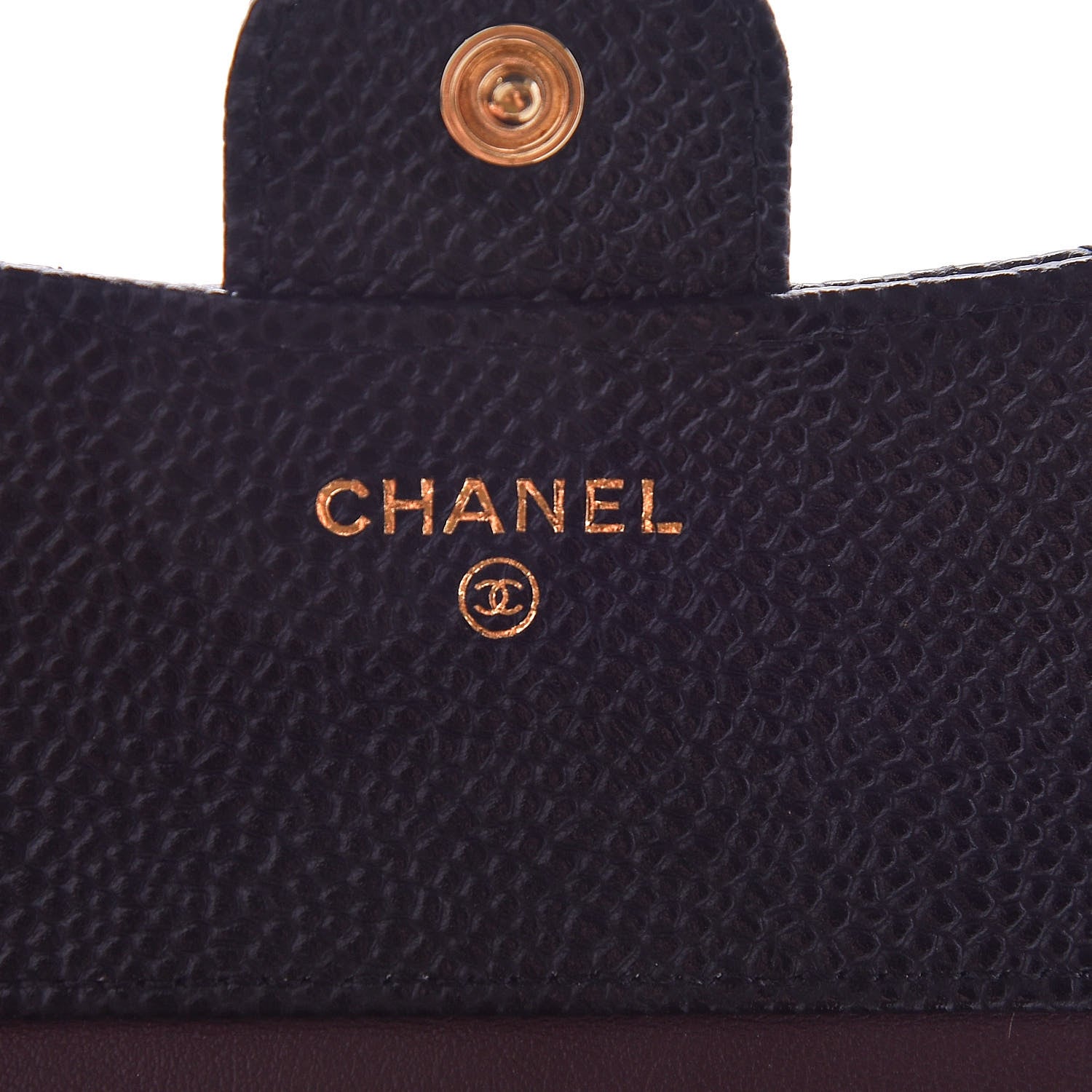 Chanel Caviar Quilted Compact Flap Wallet Black 6 of 10