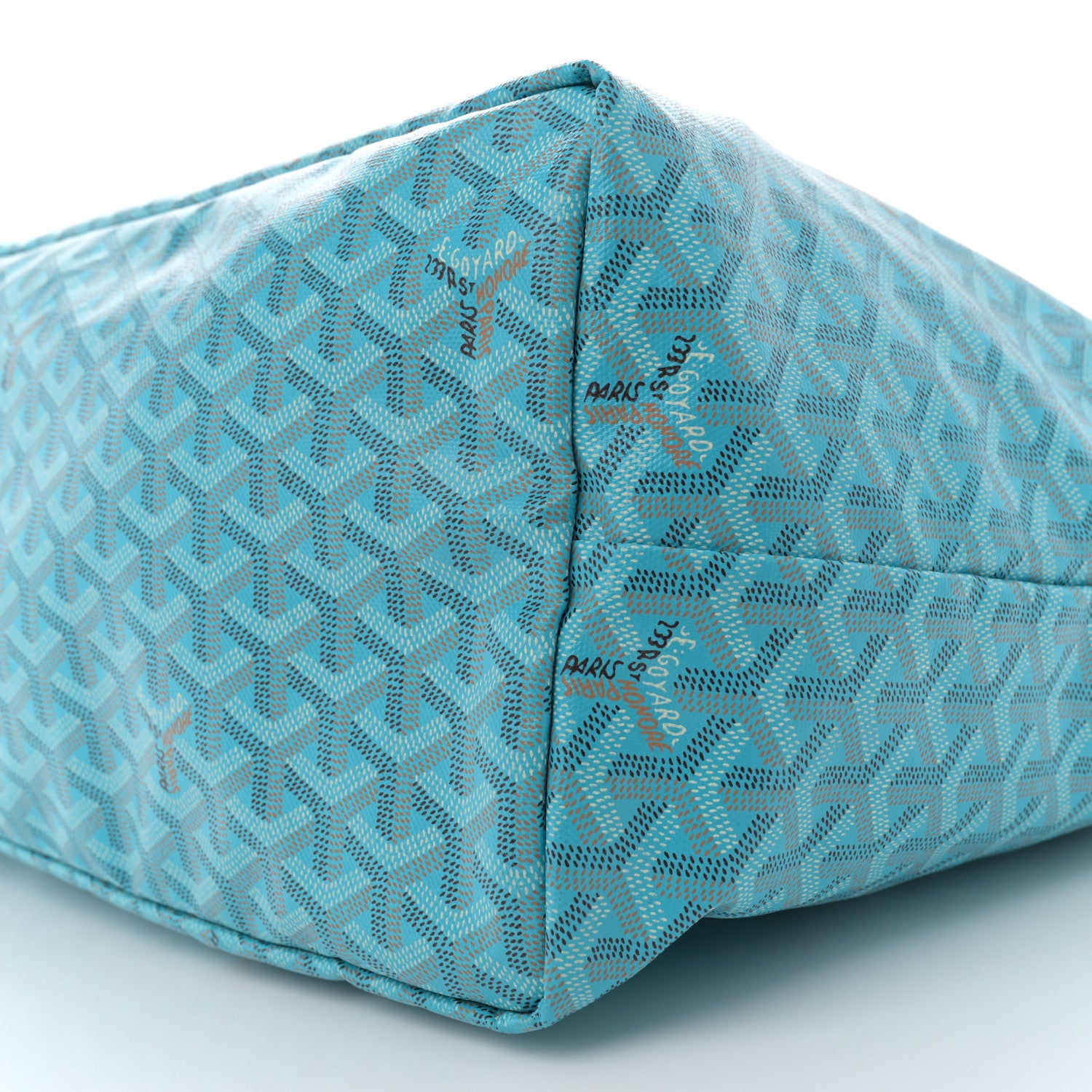 Goyard Goyardine Saint Louis GM Balise Beach Towel Set Turquoise 12 of 13