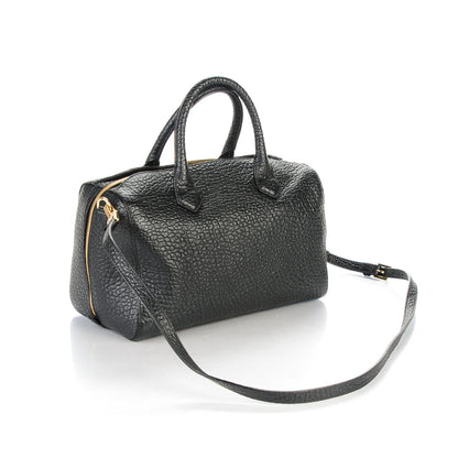 Burberry Heritage Grain Medium Alchester Bowling Bag Black 3 of 8