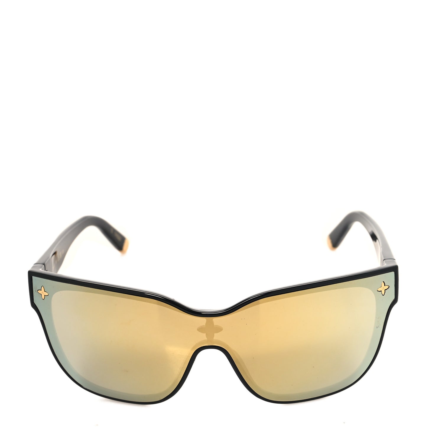 Nylon LV Shadow Square Sunglasses Z1843U Black