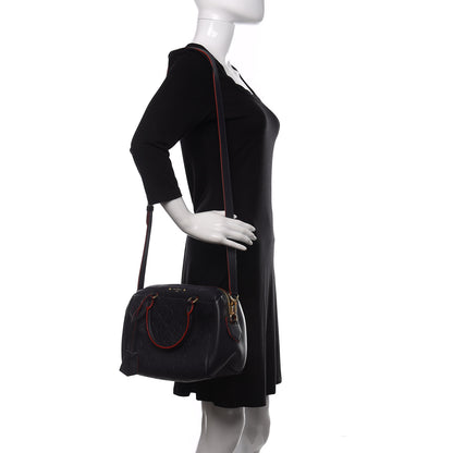 Louis Vuitton Empreinte Speedy Bandouliere 25 NM Marine Rouge 2 of 11