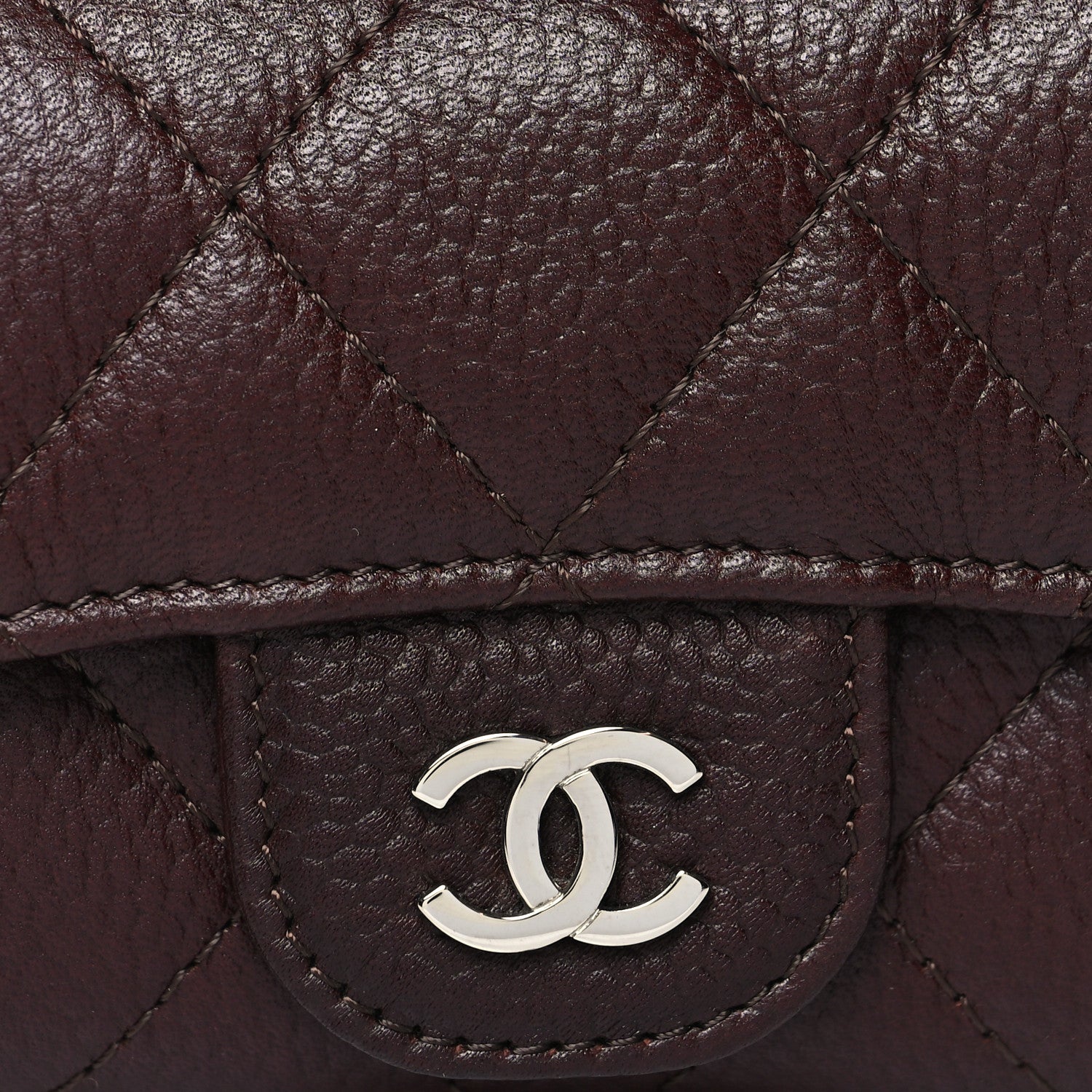 Chanel Caviar Quilted 6 Key Holder Dark Brown 9 of 10