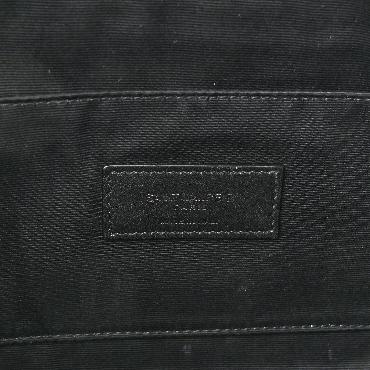 Calfskin Crocodile Embossed Monogram Belt Bag Black