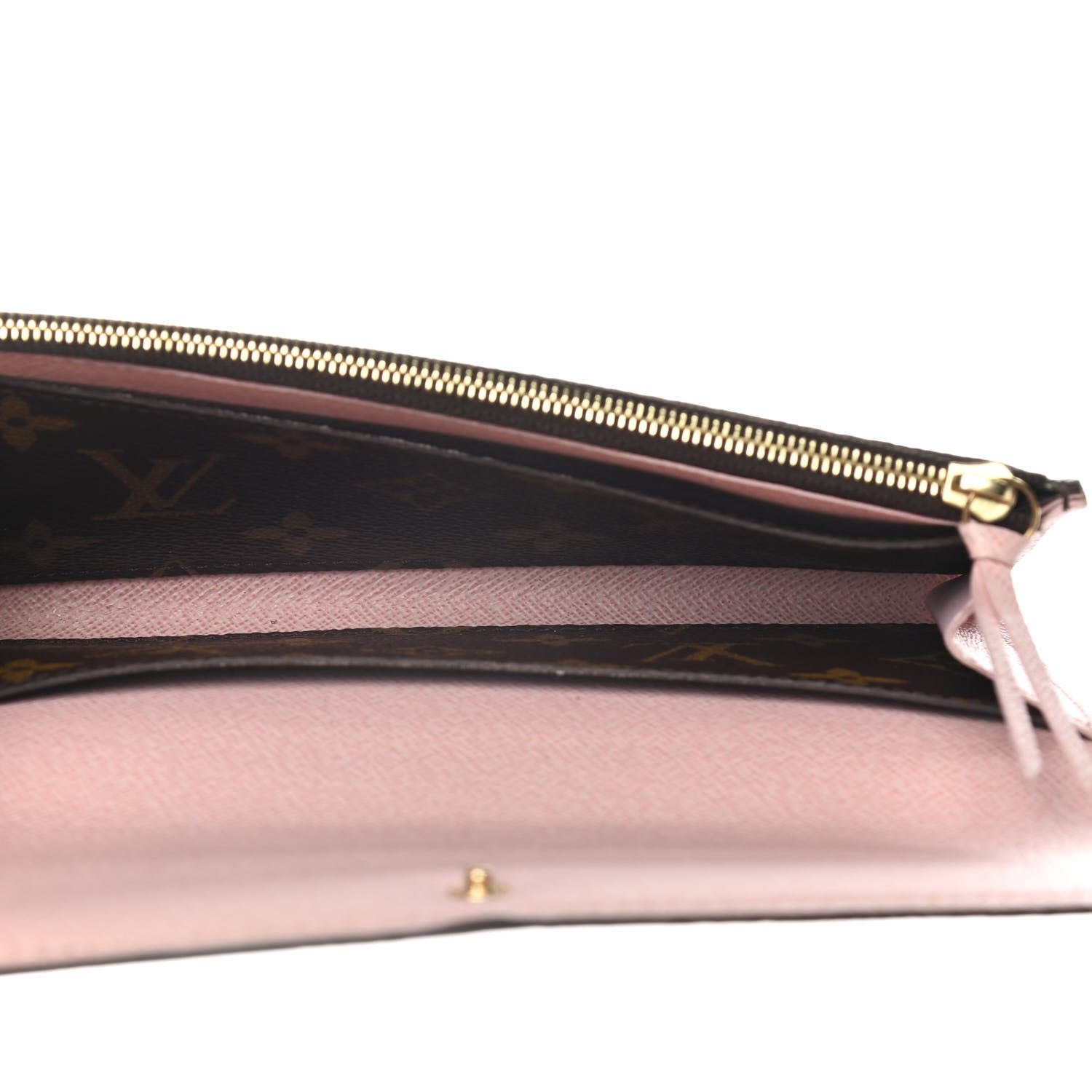Louis Vuitton Monogram Emilie Wallet Rose Ballerine 6 of 10