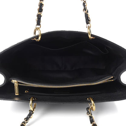 Chanel Caviar Quilted XL Grand Shopping Tote GST Black 5 of 10