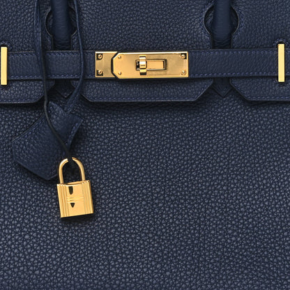 Hermes Togo Birkin 30 Bleu Nuit 8 of 11