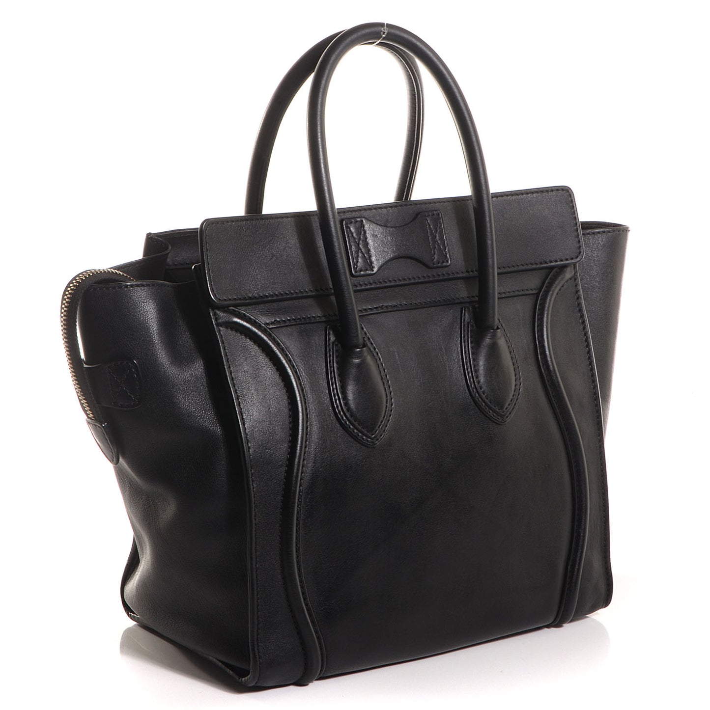 Smooth Calfskin Mini Luggage Black