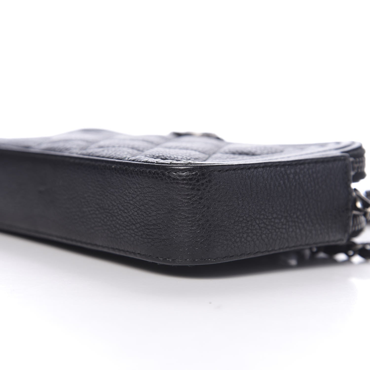 Chanel Caviar Quilted Small Boy Clutch With Chain Black 9 of 11