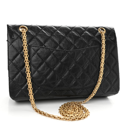 Chanel Aged Calfskin Quilted 2.55 Reissue 226 Flap Black 2 of 11