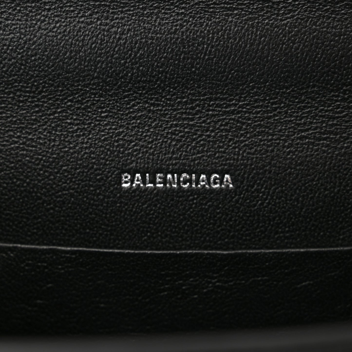 Box Calfskin Monochrome XS Sharp Top Handle Bag Black
