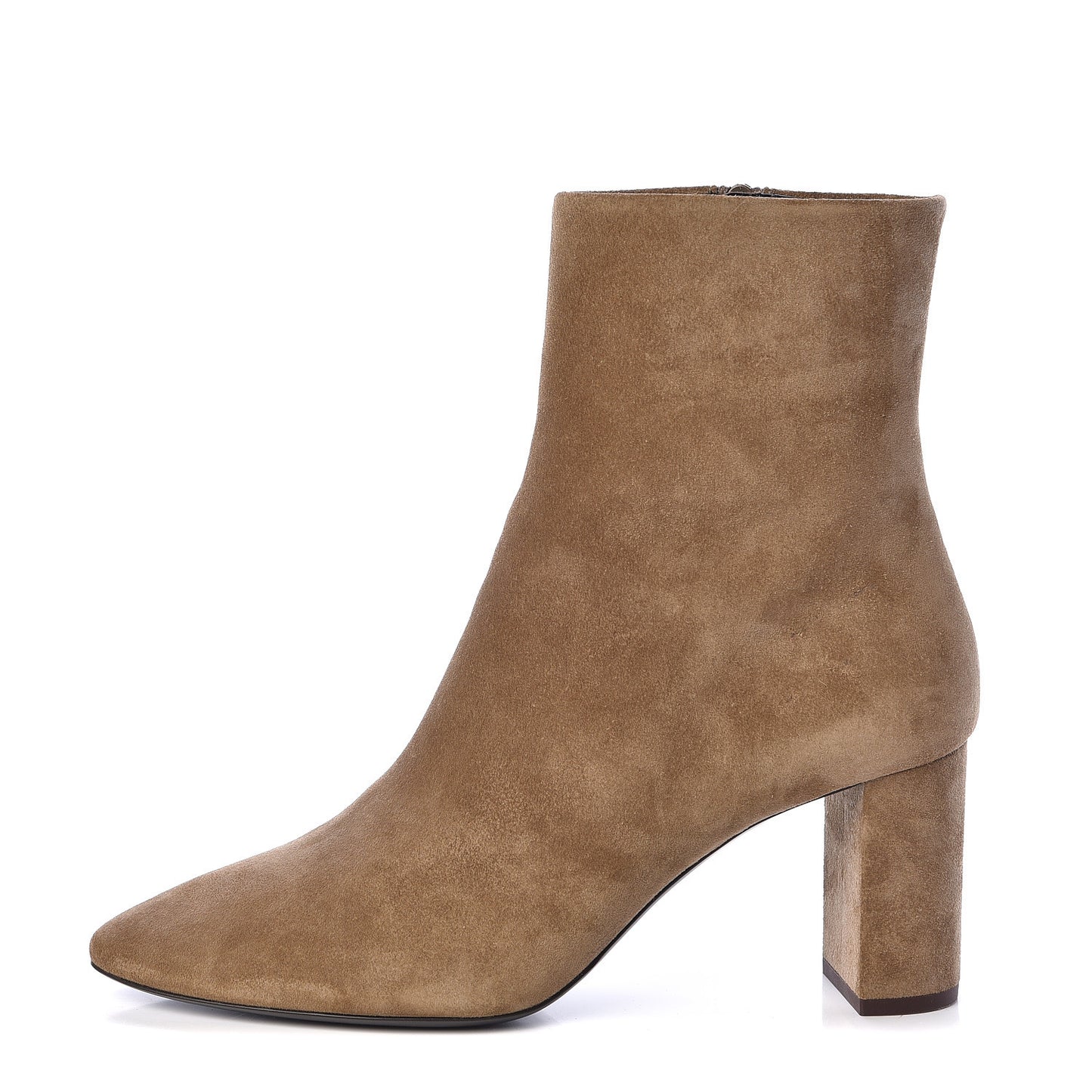 Suede Loulou Ankle 70 Zip Boot 42 New Sigaro