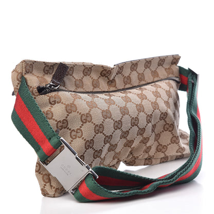 Gucci Monogram Web Belt Bag Dark Brown 3 of 10