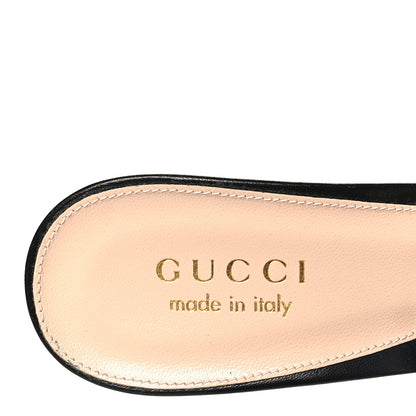 Gucci Malaga Kid 85mm Slingback Pumps 38.5 Black 7 of 9