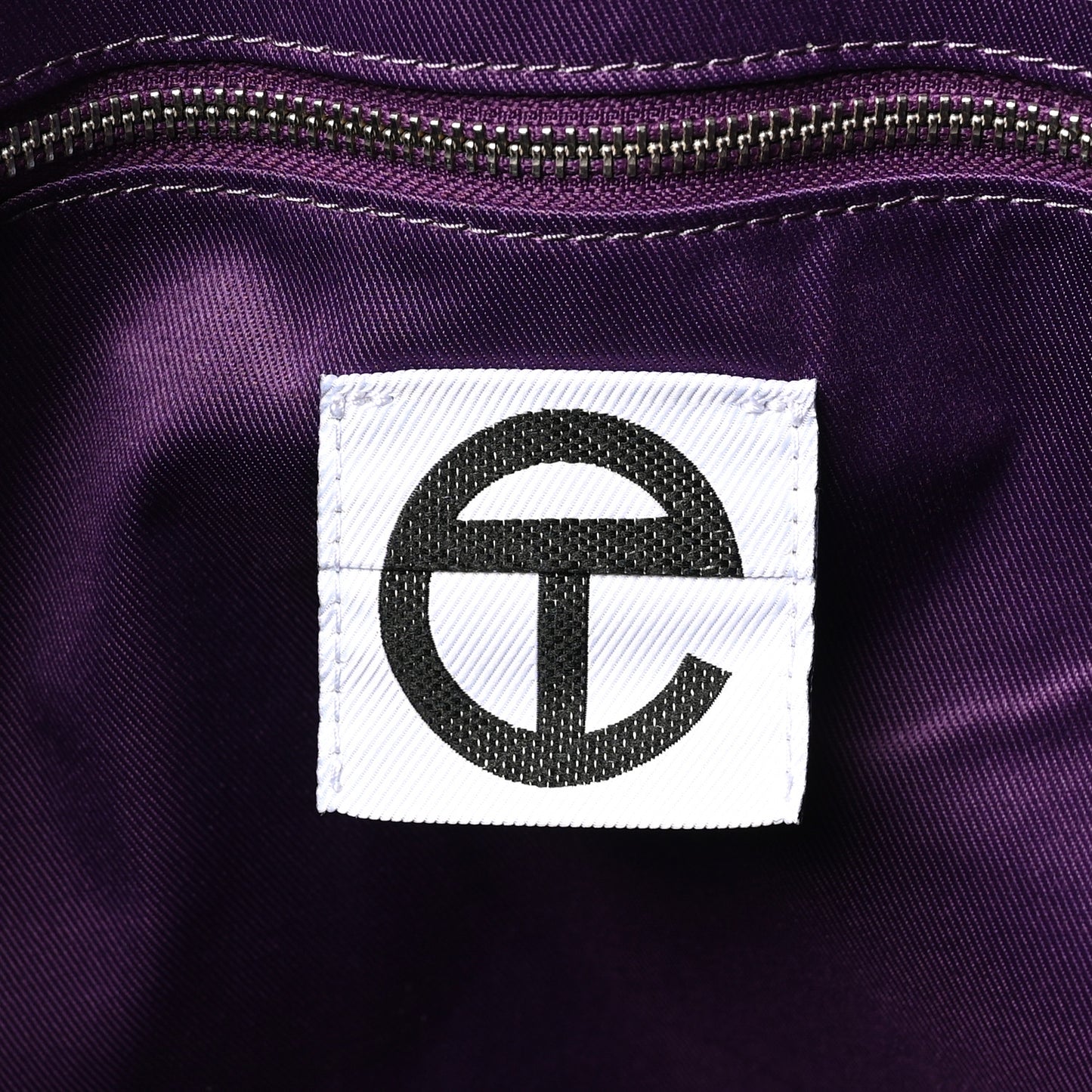 Vegan Leather Large Shopping Bag Eggplant