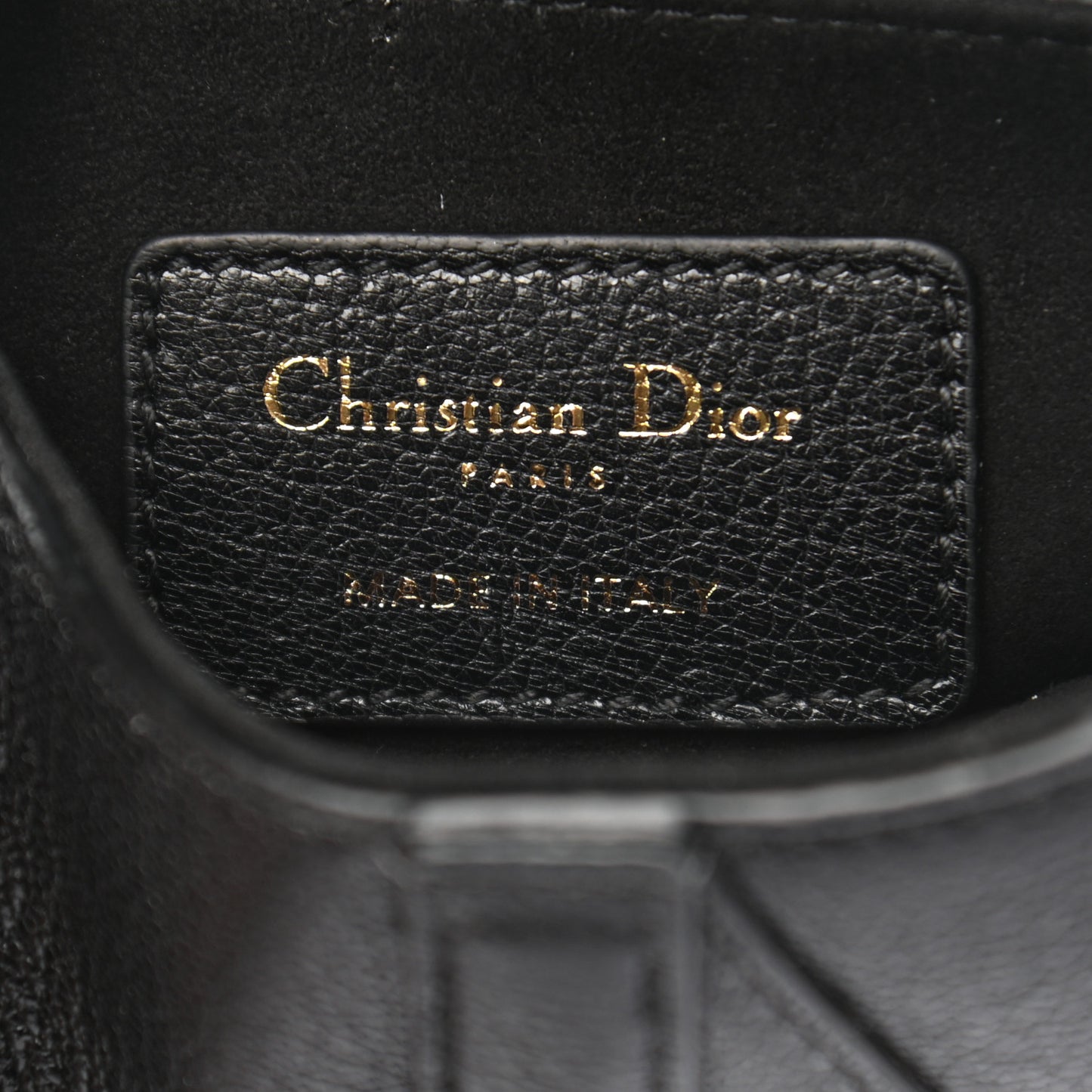 Goatskin Micro Saddle Bag Black