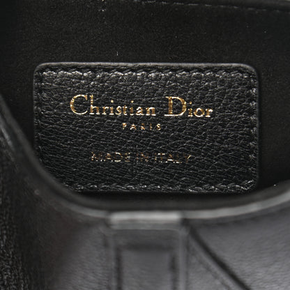 Christian Dior Goatskin Micro Saddle Bag Black 6 of 10