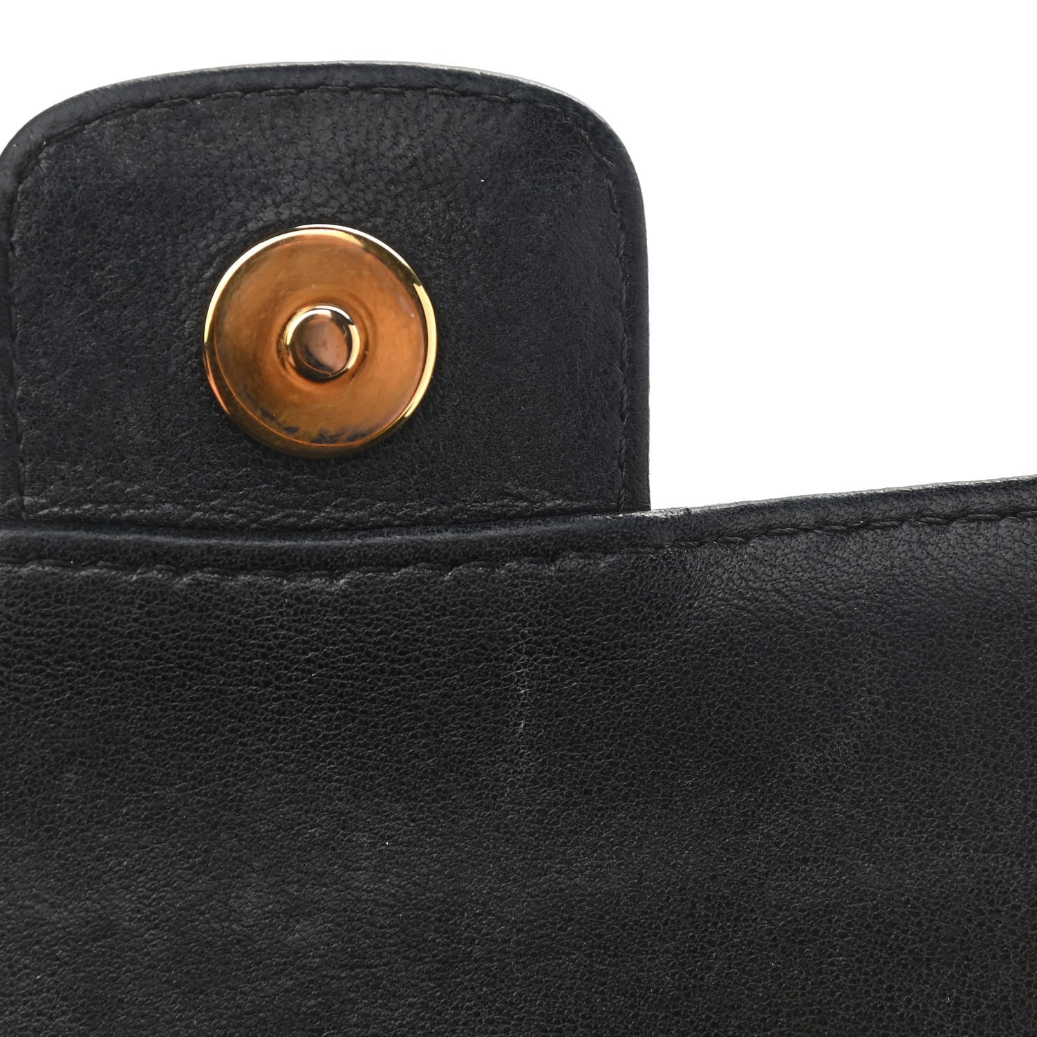Chanel Lambskin Quilted Mini Chocolate Bar Camellia Flap Black 9 of 13