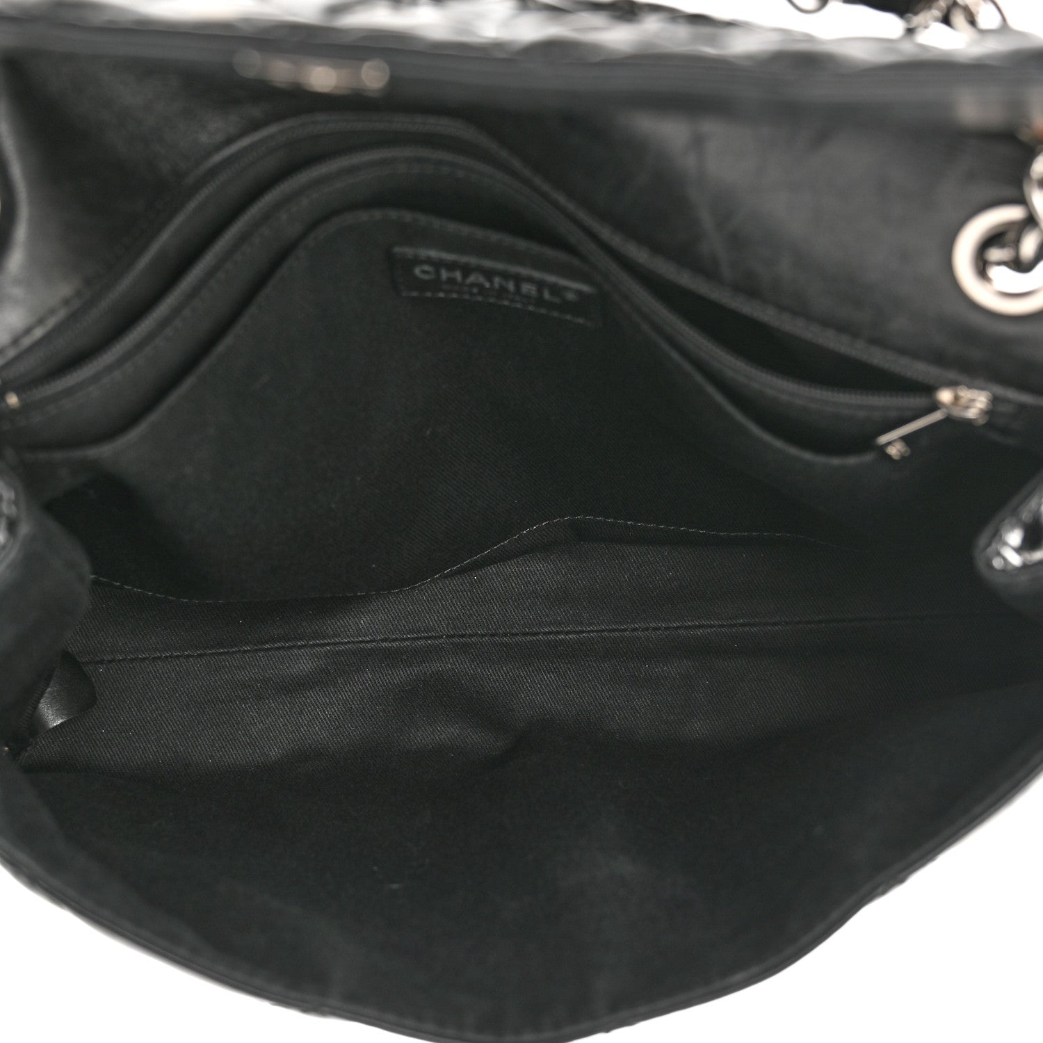Chanel Vinyl Quilted In the Business Flap Bag Black 5 of 11