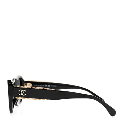 Chanel Acetate CC Sunglasses 5516-A Black 3 of 10
