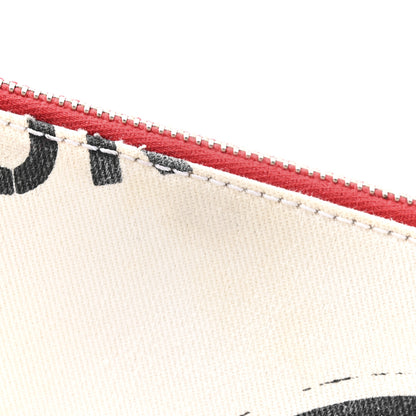Christian Dior Canvas Hardcore Mini Saddle Pochette White Red 13 of 14
