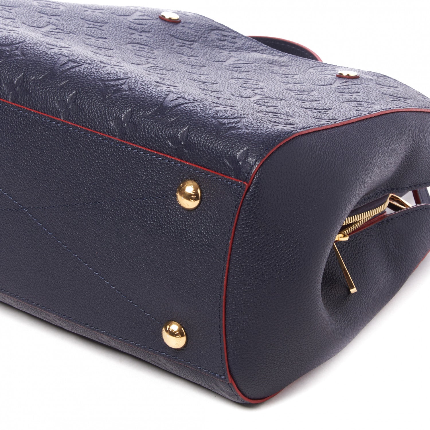 Louis Vuitton Empreinte Montaigne MM Marine Rouge 5 of 7