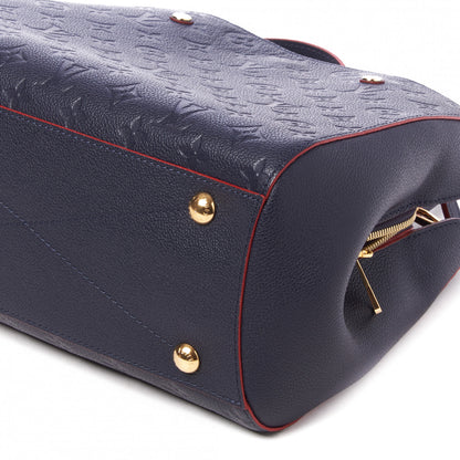 Louis Vuitton Empreinte Montaigne MM Marine Rouge 5 of 7