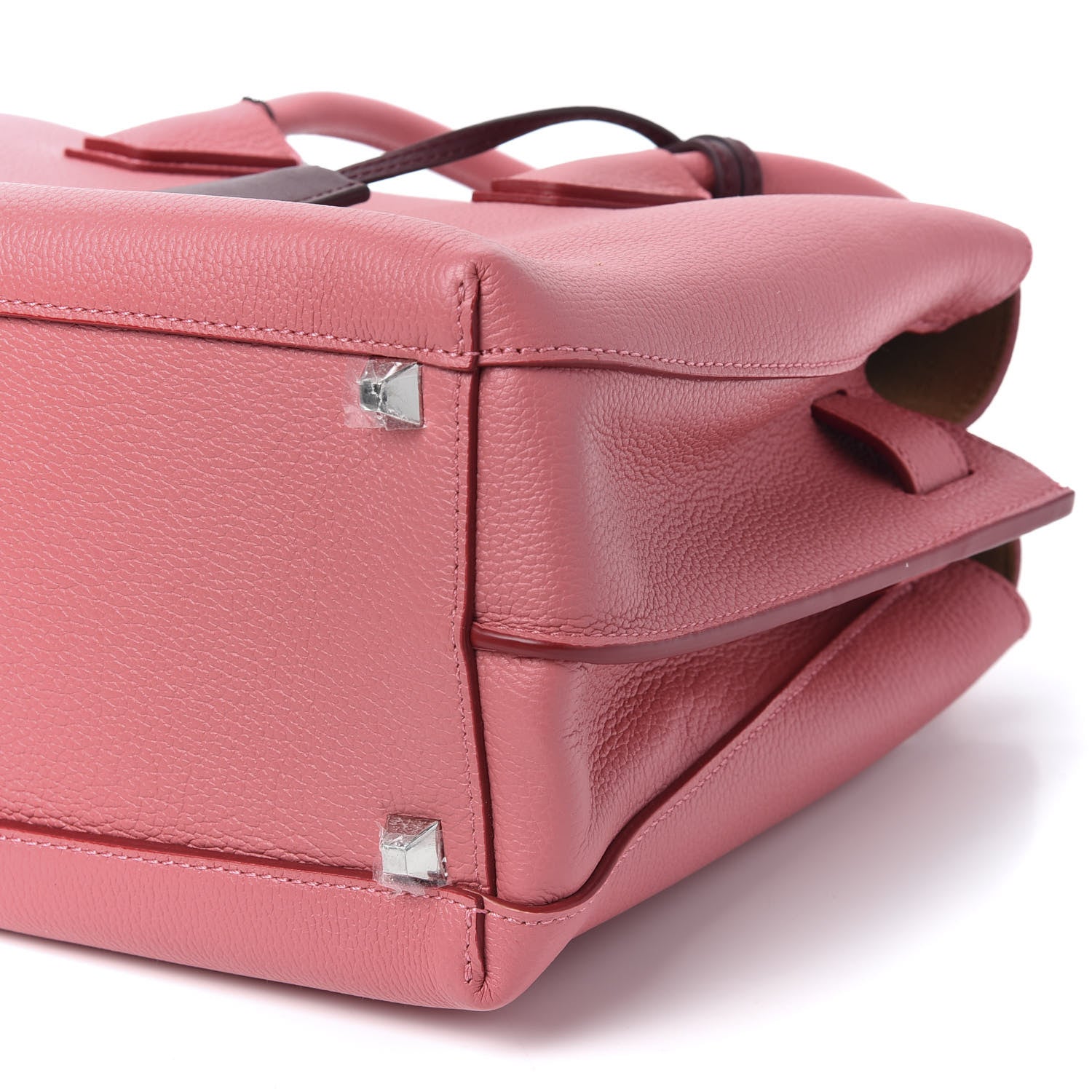 MCM Grained Calfskin Medium Milla Tote Pink 11 of 16