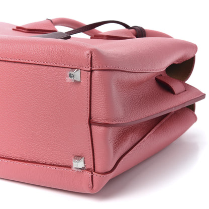 MCM Grained Calfskin Medium Milla Tote Pink 11 of 16