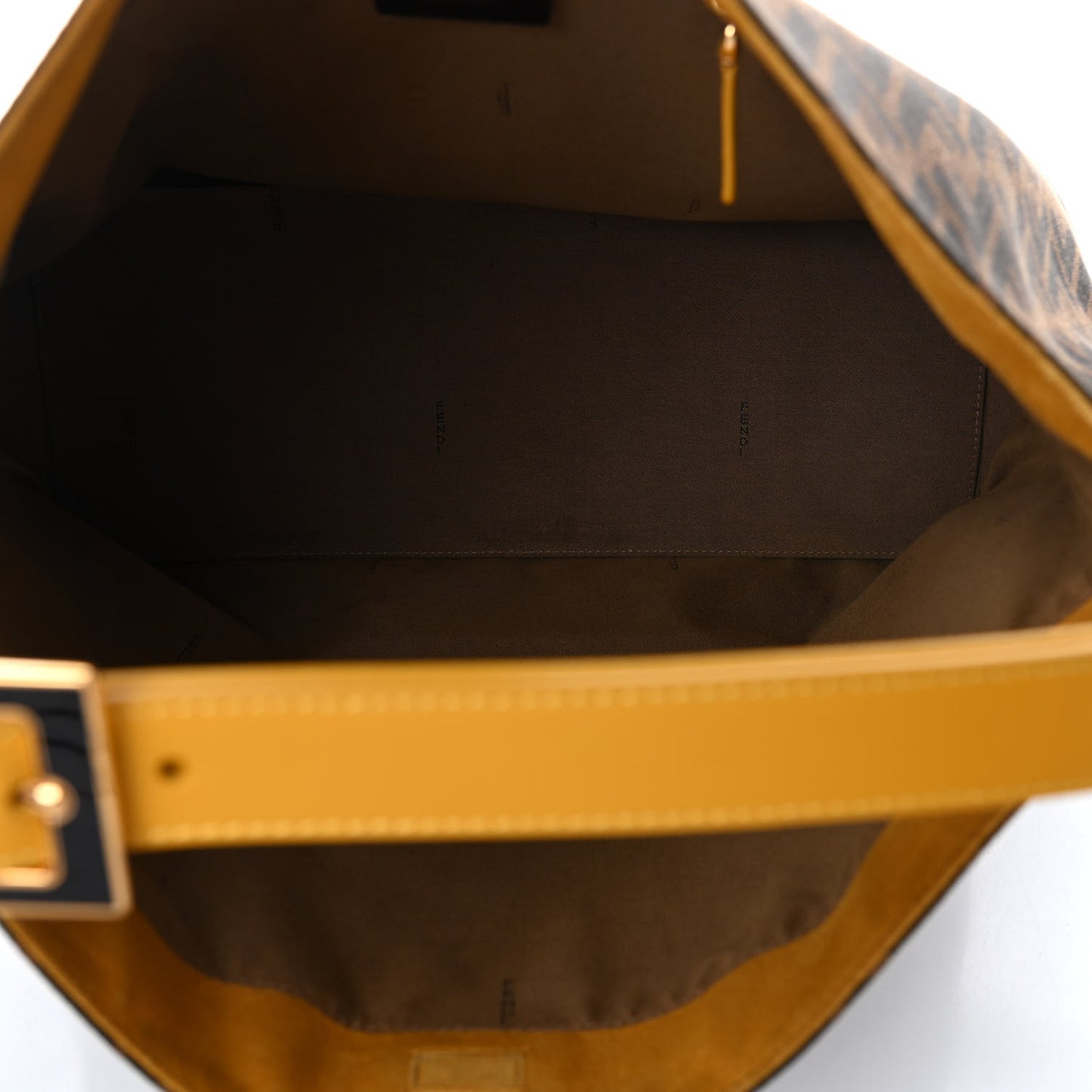 Zucca Vitello Large Hobo Tobacco Ocra Moro Black