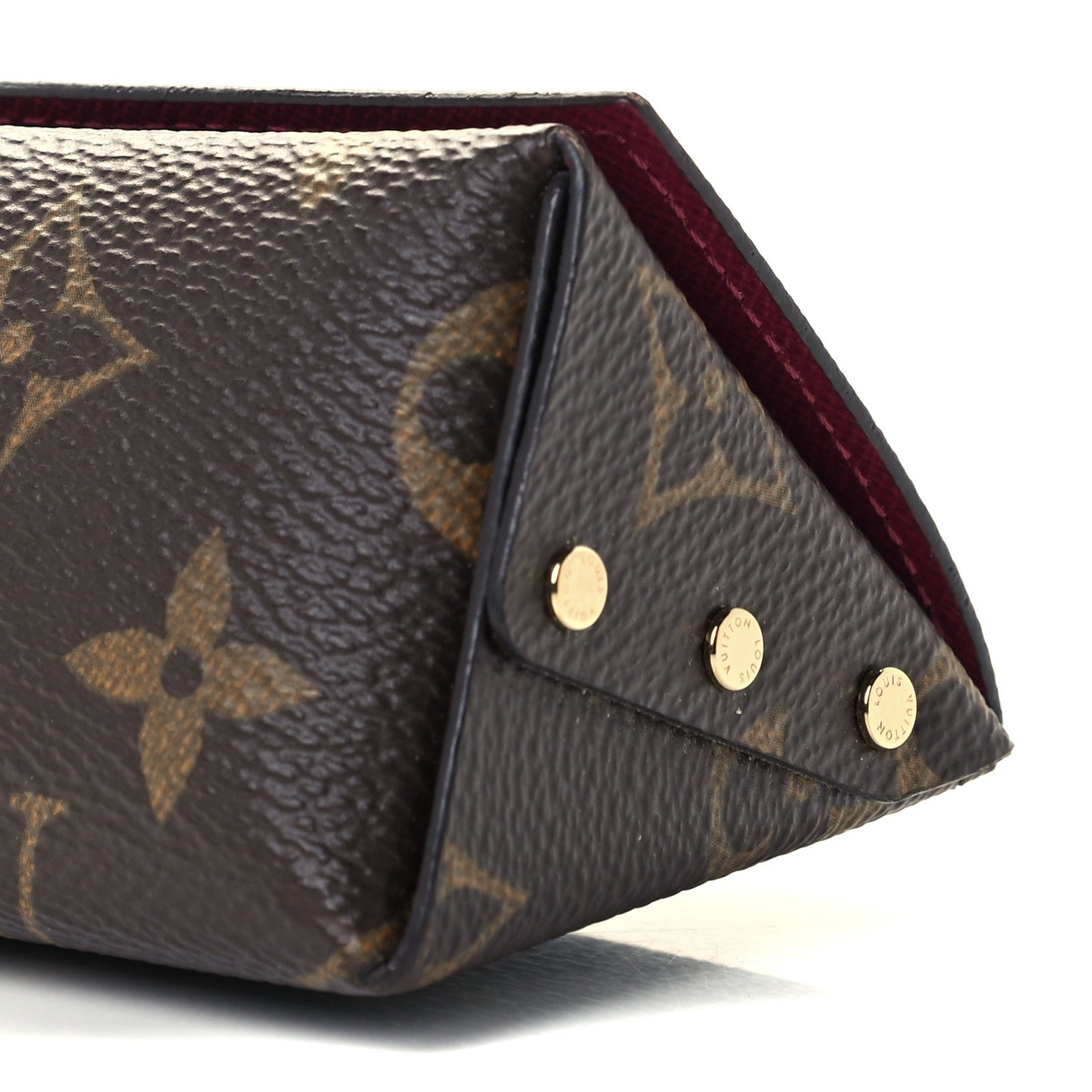 Monogram Rivet Pochette Fuchsia