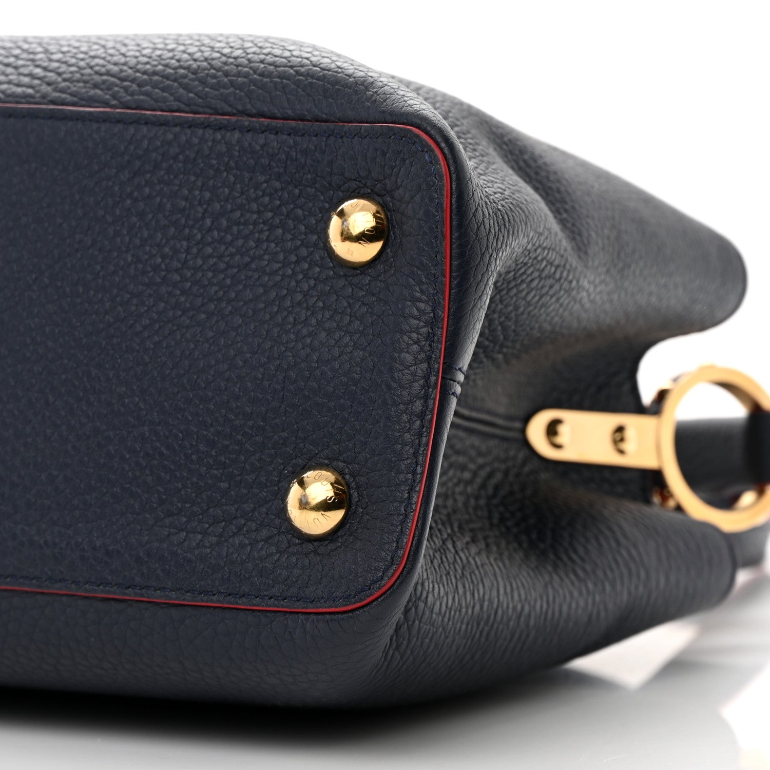 Louis Vuitton Taurillon Capucines PM Marine Rouge 9 of 12