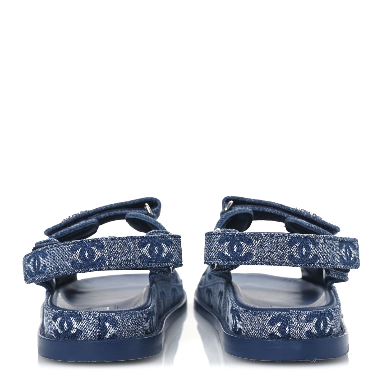 Denim CC Dad Sandals 39 Blue