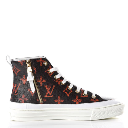 Louis Vuitton Catogram Stellar Sneaker Boots 37 Marron 9 of 9