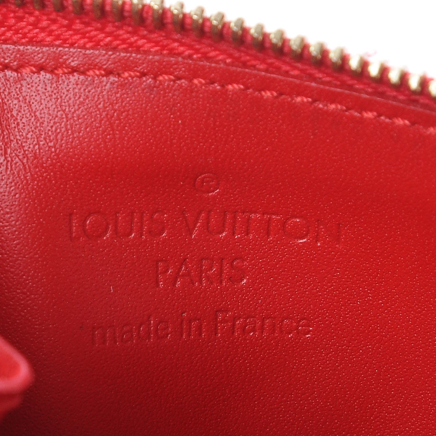 Louis Vuitton Vernis Key Pouch Cherry 6 of 6