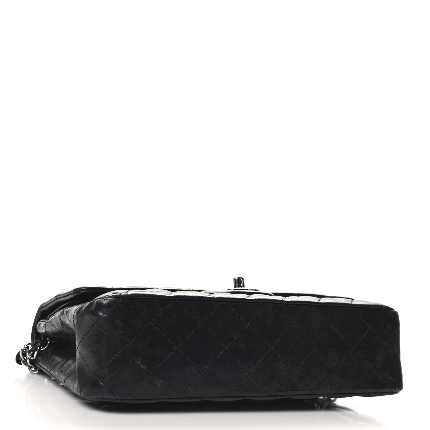 Chanel Lambskin Quilted Medium Double Flap Black 4 of 13