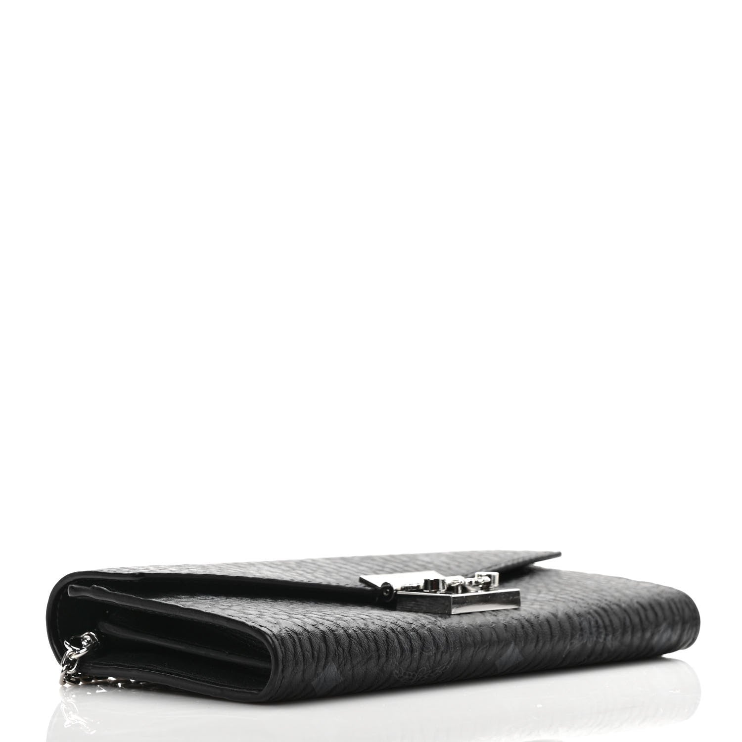 MCM Visetos Large Patricia Wallet On Chain Black 4 of 11
