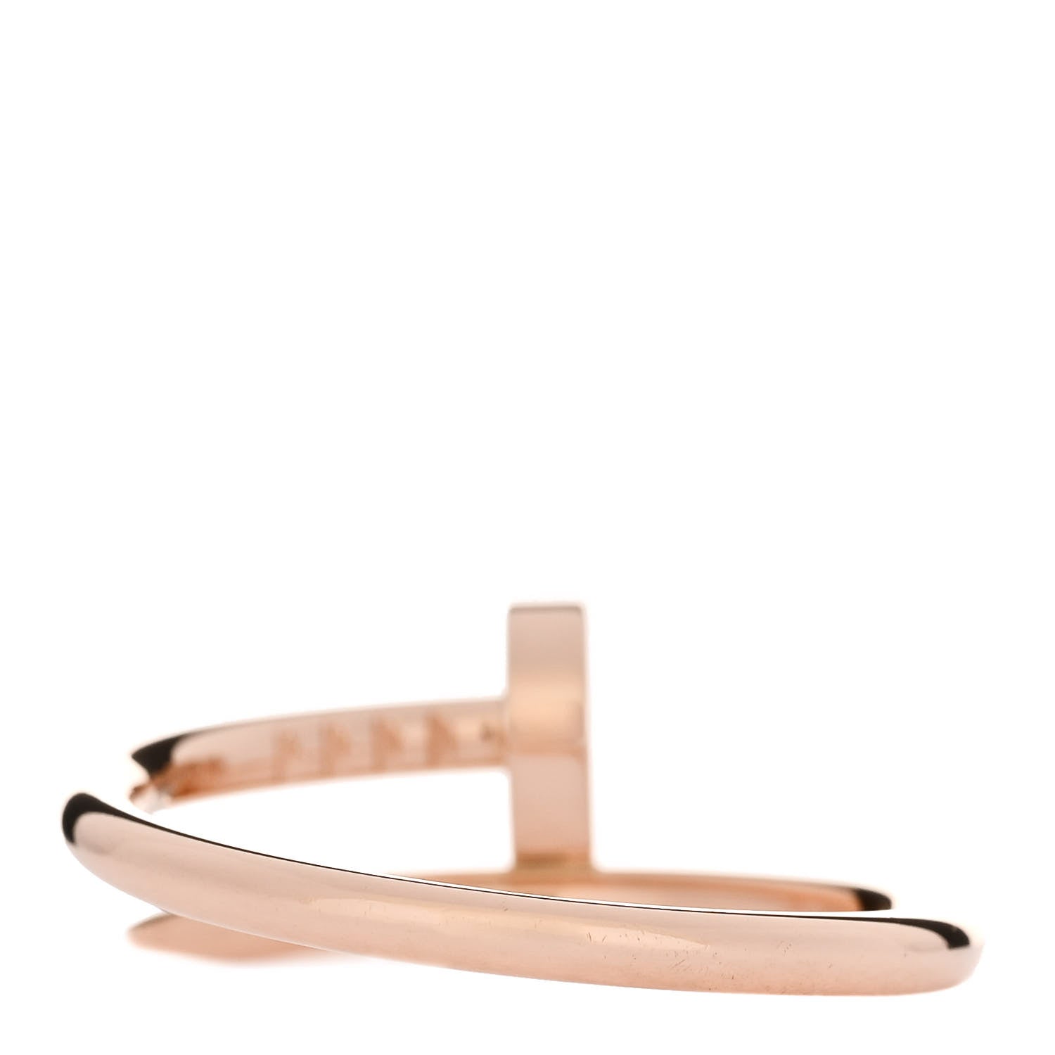 Cartier 18K Pink Gold Small Juste Un Clou Ring 50 5.25 3 of 5
