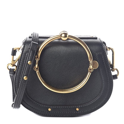 Chloe Calfskin Small Nile Bracelet Bag Black 1 of 8