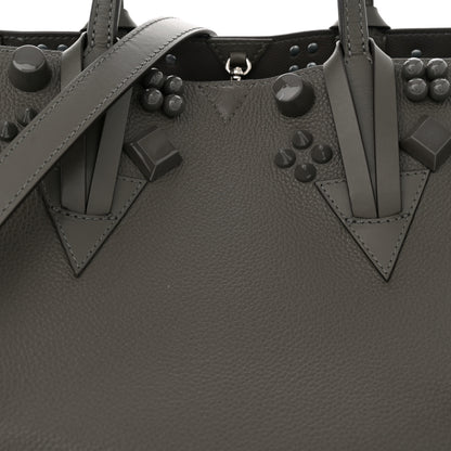 Christian Louboutin Calfskin Empire Spike Studded Small Cabachic Tote Rocket 7 of 11