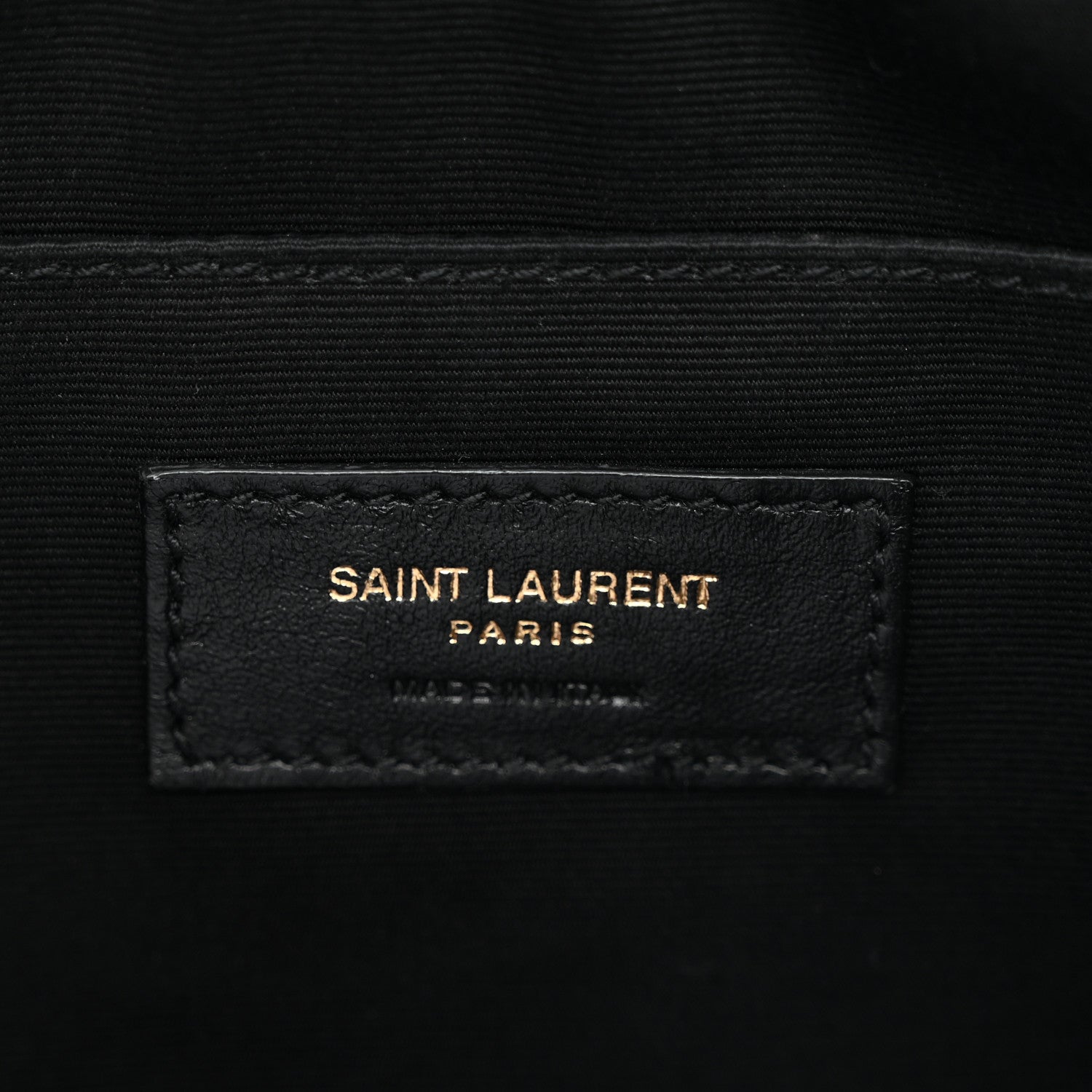 Saint Laurent Patent Calfskin Crocodile Embossed Monogram Lou Camera Bag Black 6 of 11