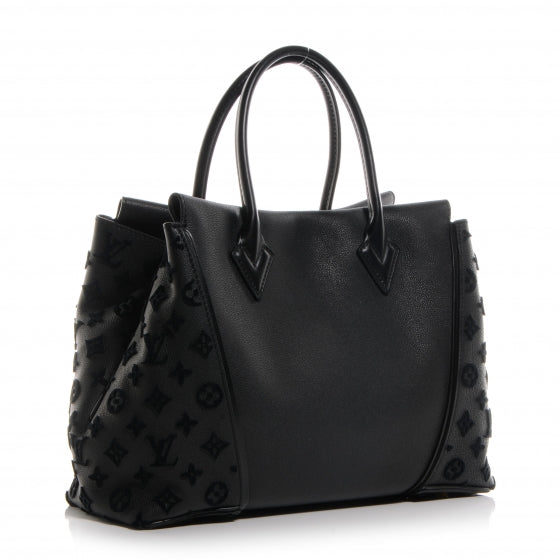 Louis Vuitton Veau Cachemire Tote W PM Black 3 of 7