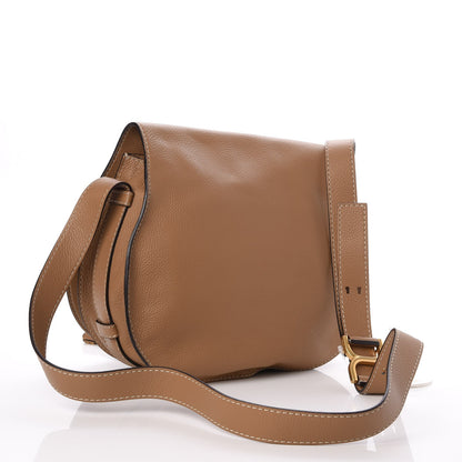Chloe Calfskin Medium Marcie Round Crossbody Bag Nut 3 of 7